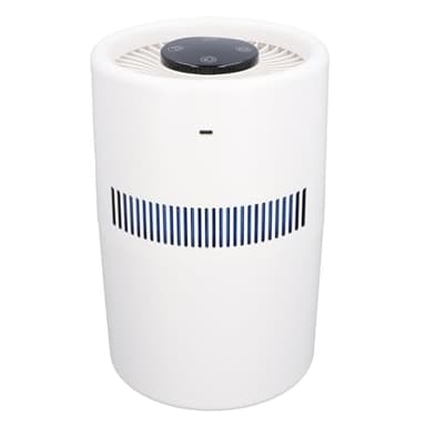 Purificador y humidificador de aire 2 en 1, humidificador silencioso con depósito de agua de 5W y 4L, purificador de aire de sobremesa recargable por USB para oficina, dormitorio