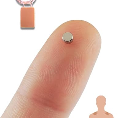 PingaOculto Pinganillo Examenes GSM Oculto Iman Mini Invisible para Tarjeta SIM con Microfono Tiras Adhesivas - Auriculares Invisibles Espia Inalambrico para Copiar en Examen (Pinganillo Imán V7)