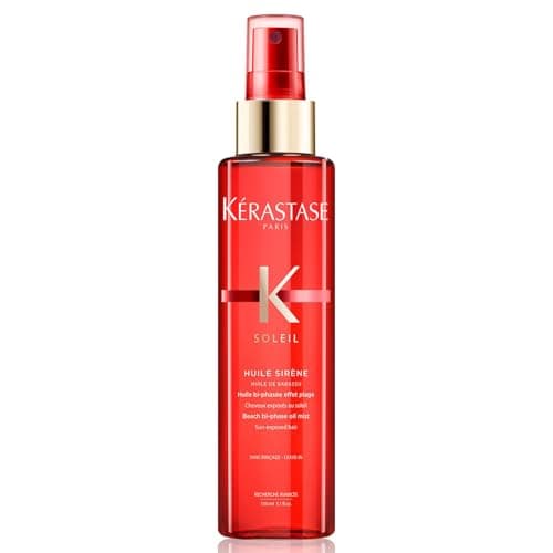 Kérastase Soleil, Aceite En Spray Multiprotector, Protector Térmico Antiencrespamiento, Tratamiento Capilar Sin Aclarado Con Protección Solar, Huile Sirène, 150 ml