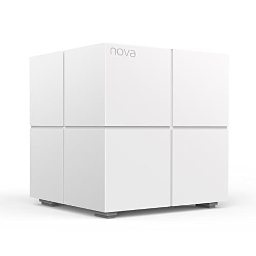 Tenda Nova MW6 (1-Pack) - Mesh Wi-Fi AC1200, Sistema WiFi Mesh para Todo el Hogar de Doble Banda, 2 Puertos Gigabit, Funciona con Alexa, Plug and Play, Mu-MIMO, Beamforming, Control Parental