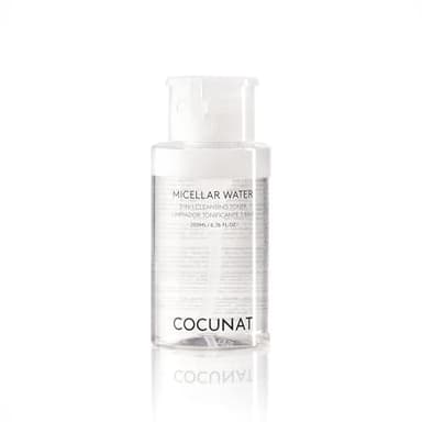 COCUNAT - Agua Micelar 3 en 1 - Limpia, Tonifica y Desmaquilla - Aloe Vera - Lavanda - Apta Pieles Sensibles - Sin Siliconas ni Parabenos - 200 ml
