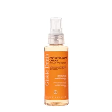 GISÈLE DENIS - Protector Solar Térmico Capilar, 100 ml, en Spray, Para Pelo Liso y Rizado, Nutre, Repara e Hidrata el Pelo, Con Vitamina E y Semilla de Uva, Brillo Natural, Cuidado del Cabello