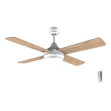 Cecotec Ventilador de Techo con Luz EnergySilence Aero 4250 DC Fresh. 40 W, Motor DC, Diámetro 42”con 4 Aspas Reversibles, Luz LED, Mando a distancia, Temporizador, 6 Velocidades