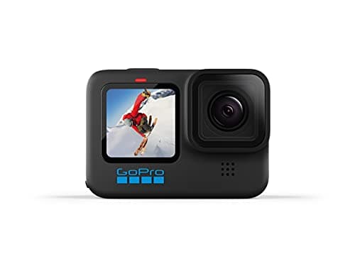 GoPro HERO10 Black - Cámara de acción a Prueba de Agua con LCD Frontal y Pantallas traseras táctiles, Video 5.3K60 Ultra HD, Fotos de 23MP, transmisión en Vivo de 1080p, cámara Web, estabilización
