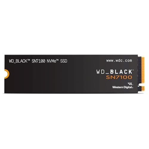 WD_Black SN7100 1TB NVMe SSD, M.2 2280, Velocidades hasta 7250 MB/s, Next Gen TLC 3D NAND, WD_Black Dashboard, para Ordenadores y Consolas portátiles