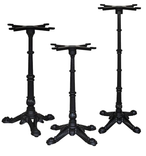 ZStyle Base para mesa – Pie – Pierna mesa – Mesa de hierro fundido – Para bar bistrò restaurantes Catering – Base – Pie central – bistro – Interior/Exterior – Pata de León (Z760: Ø 55 x H 73 cm)
