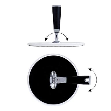 Werku WK601760, Lijadora Circular Paredes-Techos, Disco 225 mm, Graduable 180º, Incluye 3 discos de lija