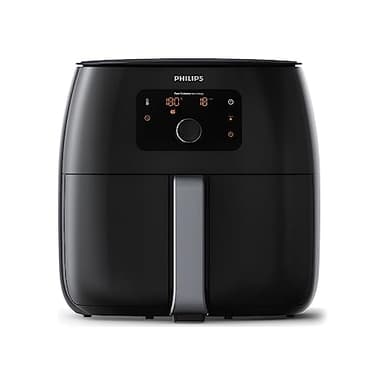 Philips Premium Airfryer XXL - 7.3L, Freidora sin Aceite, Tec Rapid Air y Fat Removal, NutriU App (HD9650/90)