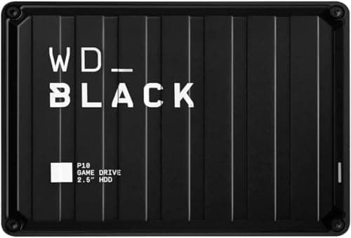 WD_Black P10 2TB Game Drive HDD portátil USB 3.2 Gen 1 Type-A Compatible con Playstation, Xbox, PC y Mac