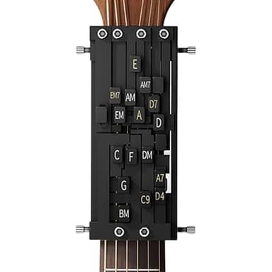 Juego de herramientas para acordes de guitarra, acordes de guitarra, herramientas de práctica de acordes de un botón, herramienta de aprendizaje de guitarra para principiantes para mejorar las