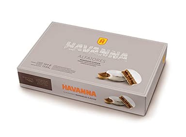 Havanna | Alfajores de Merengue | Galletas Cubiertas Rellenas de Dulce de Leche | 12 unidades | 624g