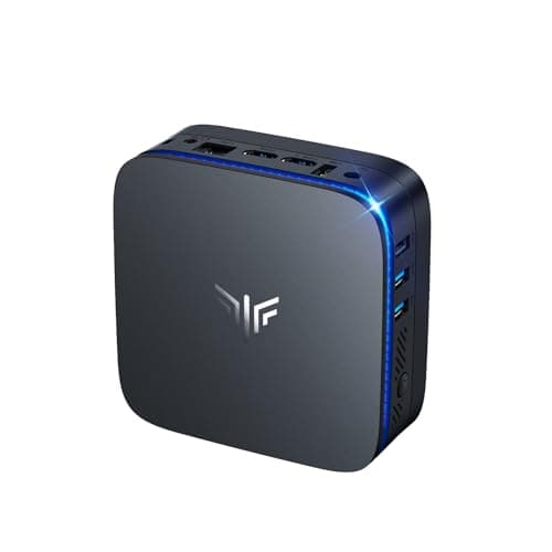 NiPoGi AK1Plus Mini PC W-11,Ιntel Alder Lake-N95(hasta 3.4GHz,15W), 8GB DDR4 256GB SSD Mini Ordenadores, 2xHDMI 2.0,4K@60Hz, WIFI/BT/RJ45-LAN,Mini Computadora para Escuela Educación