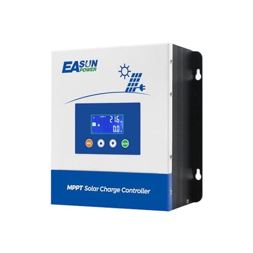 POWLAND 60A MPPT Controlador De Carga Solar 12v/24v/36v/48v batería Auto Detección, Pantalla LCD Ajustable, Regulador de paneles solares, De Entrada Máxima 150v Para batería AGM/GEL/LiFePO4