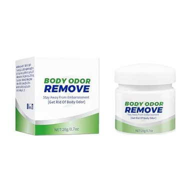 Removedor de olores corporales de 20 g para una eliminación eficaz de olores corporales, elimina el sudor de las axilas, fácil de absorber