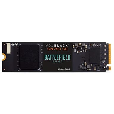 WD-BLACK SN750 SE 500GB M.2 2280 PCIe Gen4 NVMe Gaming SSD - Battlefield 2042 PC Game Code Bundle up to 3600 MB/s read speed