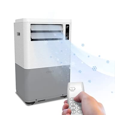 CHiQ Aire acondicionado portátil 9000 BTU - 4 en 1 modos (refrigeración, ventilador, deshumidificador, temporizador de sueño) - CPC09PAP01