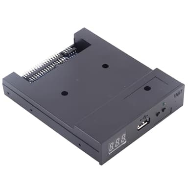 Sfr1m44-u100k 3.5 "USB Emulator, 1.44MB Emulador de Disquete en Negro