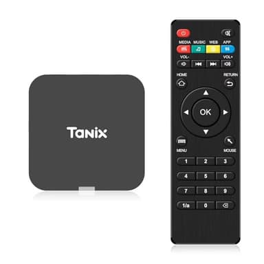 Android TV Box 10.0, 2GB RAM 16GB ROM Android Box, Super Mini TV Box Android Allwinner H313 Quad-Core Arm Cortex A53,Soporte USB y WiFi Compacto 4k HD