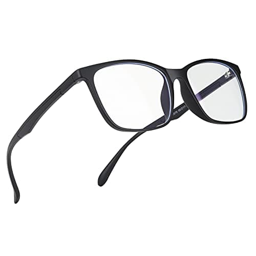 Gafas Gaming con Filtro para Proteger Ojos de Luz Azul de Ordenador/Móvil/Video Juegos, Gafas de Lectura sin Graduar para Vista Cansada Hombre Mujer