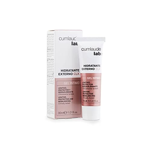 Cumlaude Lab Hidratante Externo CLX - Gel intimo Vulvar con Acción Calmante y Protectora para la Irritación e Inflamación, con Clorhexidina y Ácido Hialurónico - 30 ml