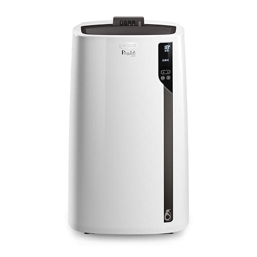 De'Longhi Pinguino PACEL92HP, Aire Acondicionado Portátil Silencioso 9.800 BTU/h, 2.5kW, 85m3, Gas R290, Función Deshumidificador y Calefacción, Temporizador 24h, Clase Energética A