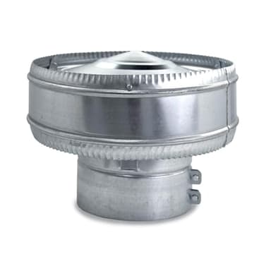 CAEXVEN Sombrerete Antirevocante 150mm Galvanizado | Sistema Anti-Retorno CAEXVEN | Protección Total Viento y Lluvia para Chimeneas | Fabricado en España