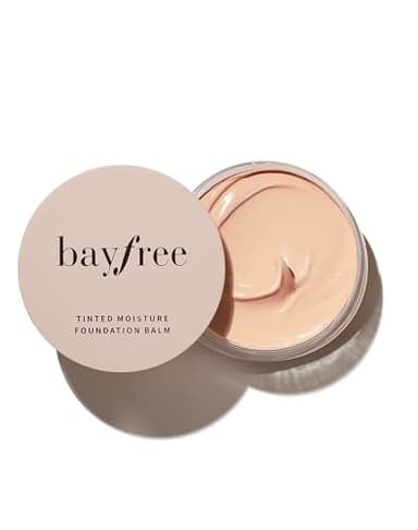 bayfree Tinted Moisture Foundation Balm, Base de Maquillaje de Cobertura Total 24 Horas, Textura Ligera y Transpirable, Resistente al Sudor y Humedad, Acabado Natural, Maquillaje Coreano Vegano