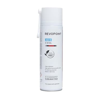 Revopoint Spray de Escaneo 3D para Escáneres 3D, para Superficies Reflectantes, Transparentes, Negras o Altamente Texturizadas, Sin Necesidad de Limpieza, Sublimación, 500 ml, AB-6