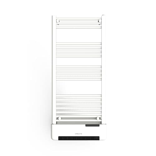 CREATE / Warm Towel Advance/Toallero eléctrico con Calefactor y WiFi Blanco / 51,5x11x115,5 cm/Control Desde la App, Pantalla LDC, 2 potencias, tecnología PTC, deteción Ventanas Abiertas, 1000W