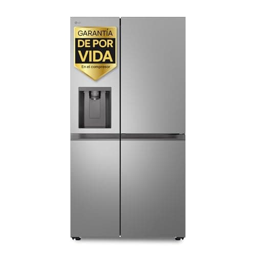 LG GSJC41PYPE - Frigorífico Side by Side, Serie 400, Instaview Door-In-Door, sin toma de agua, Clasificación E, 641 L, Inox Antihuellas