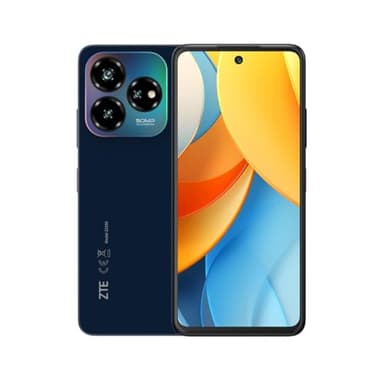 ZTE Blade V60 Vita, Smartphone 6.6" HD+ 90Hz, 256GB ROM, 6GB RAM (+10GB RAM Virtual), Cámara Triple con IA de 50MP, Gran batería 5000mAh, NFC, Android 13, Color Dark Blue