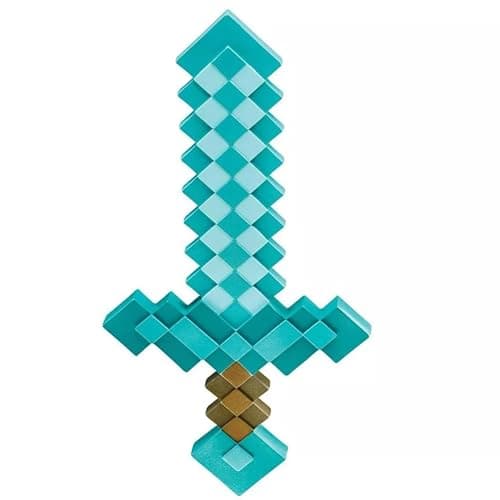 Minecraft - Espada Diamante Oficial - Arma de Juguete de Plástico - Niños 3 Años +