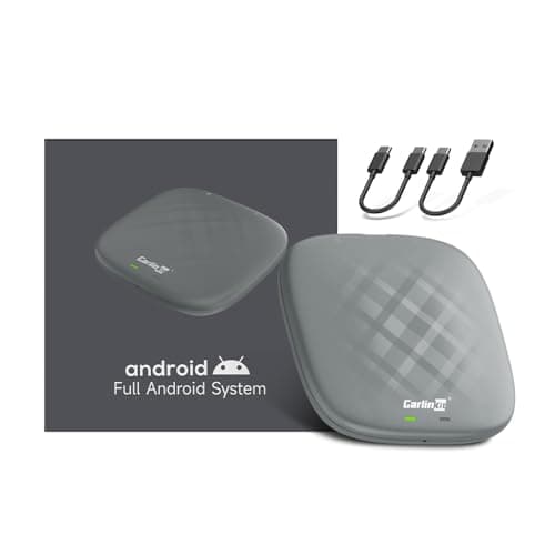 Carlinkit Android 13.0 CarPlay ai Box 4+64GB, para coches con función CarPlay, GPS integrado, Qualcomm 8 núcleos, CarPlay inalámbrico y Android Auto inalámbrico, descarga de aplicaciones de Google