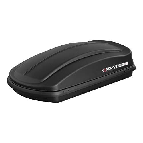 NORDRIVE N60004 Box 330 - Cofre de Techo ABS 330 litros, Color Negro