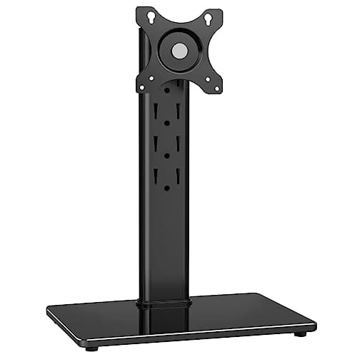 RFIVER Soporte para Monitor de PC de 13 a 32 Pulgadas Brazo Monitor para Escritorio con Inclinación/Giratorio/Rotación/Altura Ajustable VESA 75/100mm Peso Máx 10 kg MS1001