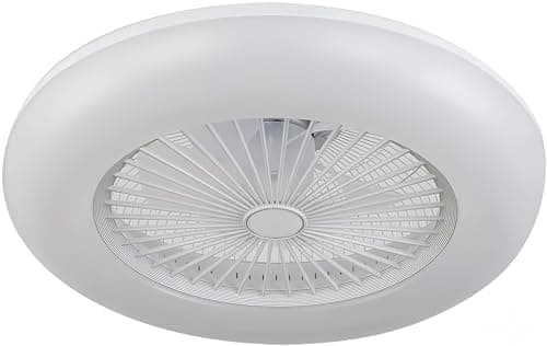 TODOLAMPARA.COM VENTILADOR DE TECHO SILENCIOSO CON LUZ LED IKARO DC BLANCO 2025 - Motor DC, mando distancia, intensidad regulable, 3 tonalidades, Verano/Invierno, aspas protegidas, 6v, bajo consumo