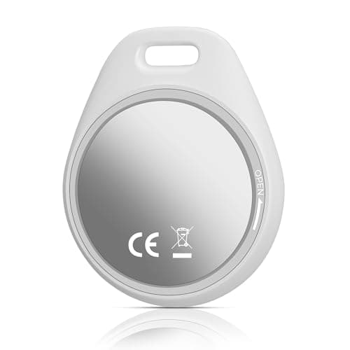 Smart Air Tracker Tag,Key Finder Paquete de 1 Compatible con Apple ¿Dónde está?APLICACIÓN (Solo iOS,no Android),Buscador Llaves,Equipaje,Maleta,Billetera,batería reemplazable,Resistencia al Agua IP67