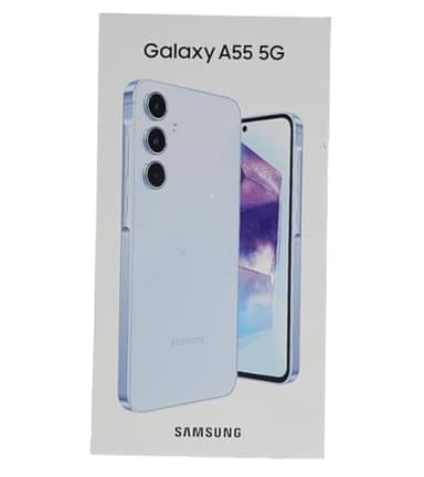 Samsung Galaxy A55 5G Display FHD+ Super AMOLED 6.6", Android 14, 8GB RAM, 128GB, Dual SIM, Batteria 5.000 mAh, Awesome Iceblue