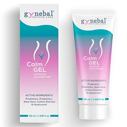 50 ml GYNEBAL CALM Gel Intimo Mujer Hidratante Vaginal Externo Prebiotico y Probiotico - Protector intimo que hidrata y suaviza la zona intima femenina - Uso Externo