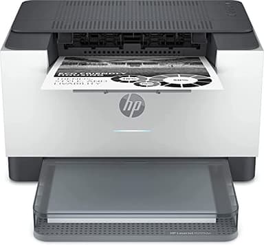 HP LaserJet M209dw 6GW62F, Impresora Láser A4 Monocromo - Impresión a Doble Cara Automática (29ppm, Wi-Fi, Ethernet, USB, Procesador 500MHz, Memoria 64MB, HP Smart App, Panel de control) Blanca y Gris