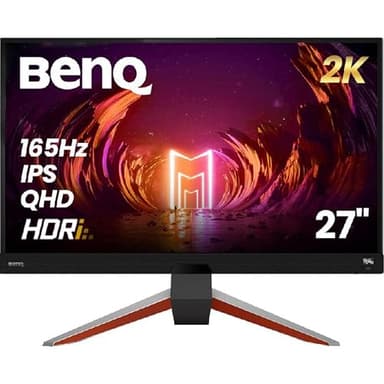 BenQ MOBIUZ EX2710Q Monitor Gaming 27” QHD IPS, 165Hz, 1ms, HDRi, HDR400, 95% P3, Light Tuner, FreeSync Premium, Compatible 120Hz para Xbox Series X, Eye-Care, Altavoces 2,5W