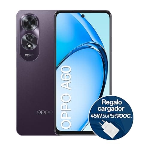 OPPO A60 8/256GB Azul Libre + Cargador 45W