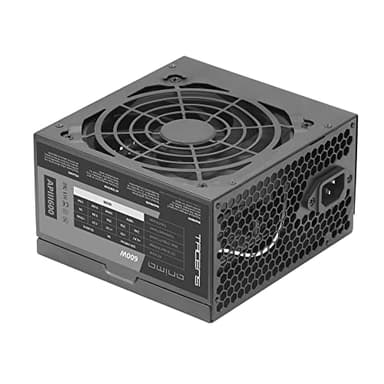 Tacens Anima APIII600, Fuente Alimentación PC ATX 600W, Tecnología SMD 85% Bronze 12V, Ventilador Ultra-silencioso 12cm, Negro