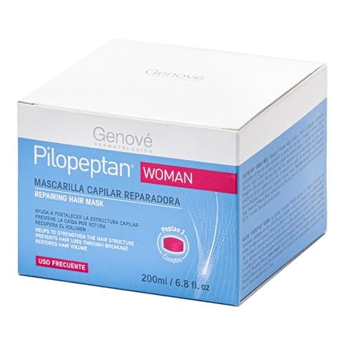 Pilopeptan Woman Mascarilla | Anticaída Capilar Mujer | Cabello | Frena la Caida, Rotura y Fortalece, Voluminiza, Nutre, Mejora la Densidad y Elasticidad el Pelo | 200 ml