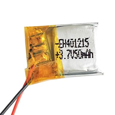 Batería 401215 LiPo 3.7V 50mAh 0.185Wh 1S 5C Liter Energy Battery para Electrónica Recargable teléfono portátil vídeo smartwatch Reloj GPS - No Apta para Radio Control 17x12x4mm (50mAh|401215)