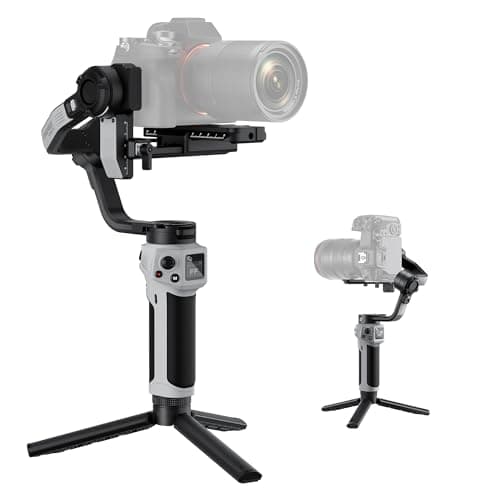 ZHIYUN CINEPEER Weebill 3E [Oficial]Estabilizador de Cámara Ligero, 3 Ejes Estabilizador Gimbal para Cámara DSLR y Mirrorless, Compatible con Canon/Sony/Panasonic/Fujifilm, Carga 3kg, Disparo Vertical