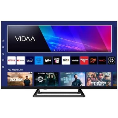 Grunkel - Televisor LED, HD con Sistema Operativo VIDAA, 3 HDMI, 2 USB, Ethernet, TDT HD, Satélite S2 y Grabador USB-PVR (Negro)