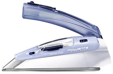 Rowenta First Class DA1510F1 - Plancha de viaje 1000 W, portátil y de fácil transporte, gran rendimiento con golpe de vapor de 45 gr/minuto, plegable con punta de precisión y doble voltaje 120 - 240 V