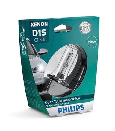 Philips 85415XV2S1 - Faros delanteros de xenón con bombilla X-tremeVision gen2 D1S, 1 unidad