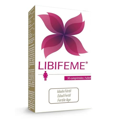 LIBIFEME EDAD FERTIL Complemento alimenticio que reduce la sequedad y mejora la lubricación vaginal - Producto Innovador para el bienestar de la mujer - Toma Oral 30 Pastillas